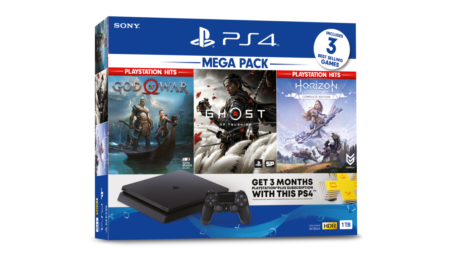 PlayStation เสนอชุดเครื่องเกมคอนโซล PlayStation 4 ใหม่ “PlayStation®4 MEGA PACK” มาพร้อมเกมที่มี