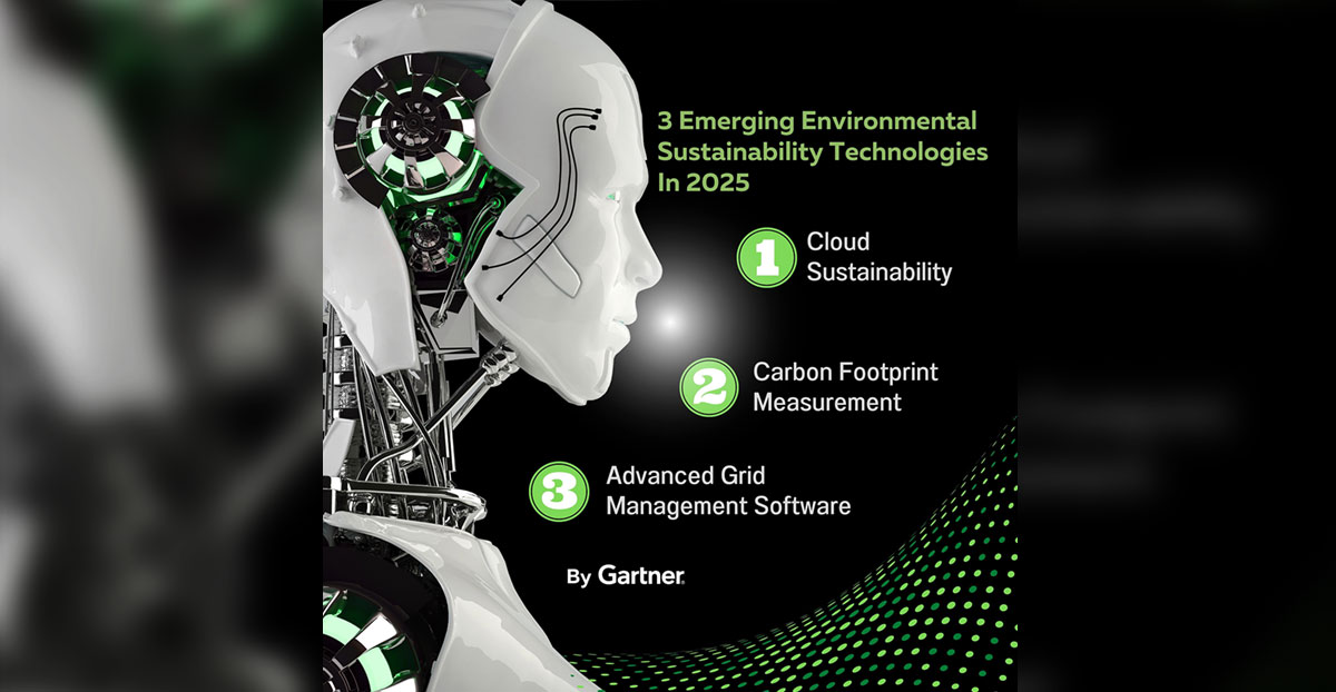 Gartner Says Three Emerging Environmental Sustainability Technologies