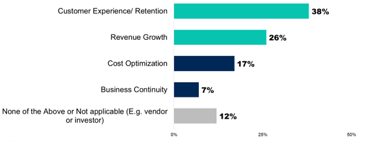  Primary Focus of Generative AI Investments (Percentage of Respondents)