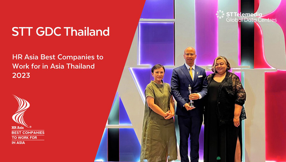 STT GDC Thailand Earns 'HR Asia Best Companies to Work for in Asia 2023—Thailand' Award, Affirming Dedication to Employee-Centric Excellence